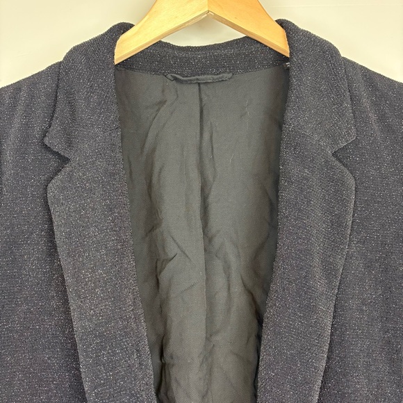 ALLSAINTS Aleida Shimmer Blazer Black Sz 6 - Picture 6 of 16